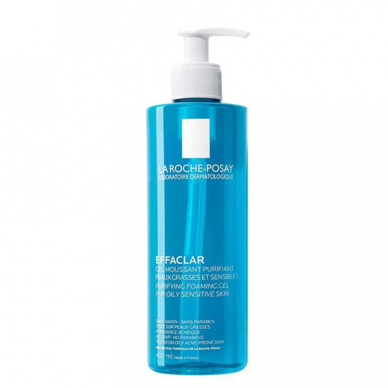 Gel Rửa Mặt La Roche-Posay Dành Cho Da Dầu, Nhạy Cảm 400ml
